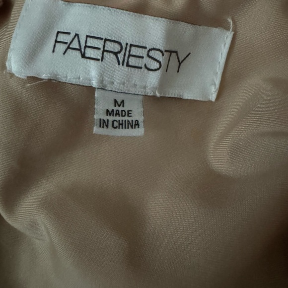 Elegant Off-Shoulder Beige Dress - Picture 6 of 6